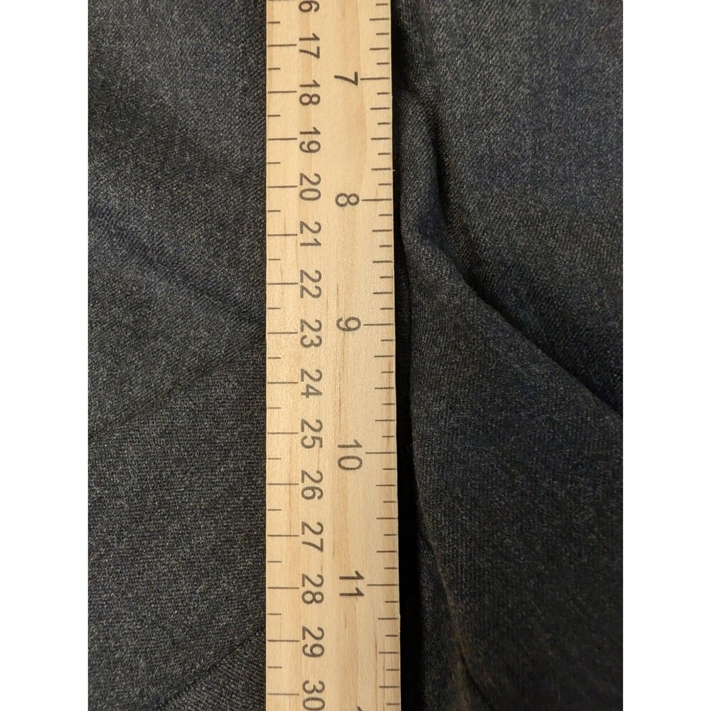 Eileen Fisher Large Gray Wool Spandex Pull On Tapered Pants Stretch Comfort L - Picture 6 of 11